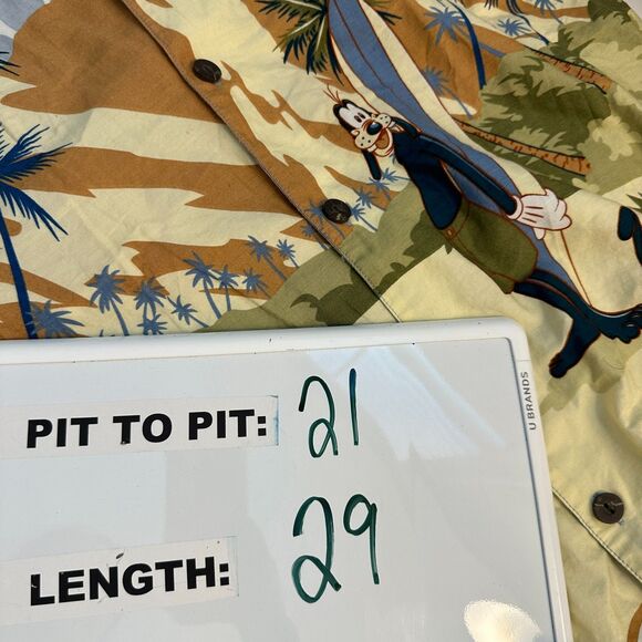 Walt Disney World Vintage 1971 Hang Loose Mickey Pluto Goofy Donald Shirt Small - Picture 3 of 4